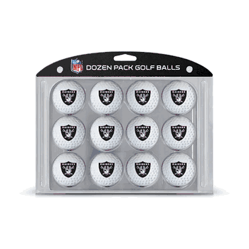 Oakland Raiders Golf Balls Pack of 12