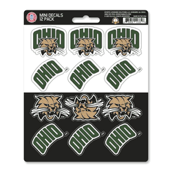 Ohio Bobcats 12 Count Mini Decal Sticker Pack