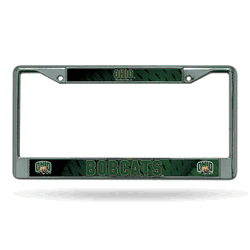 Ohio Bobcats  12" x 6" Chrome Frame With Decal Inserts