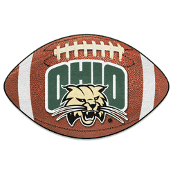 Ohio Bobcats Football Rug - 20.5in. x 32.5in.