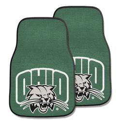 Ohio Bobcats Front Carpet Car Mat Set - 2 Pieces