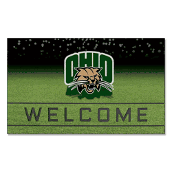 Ohio Bobcats Rubber Door Mat - 18in. x 30in.