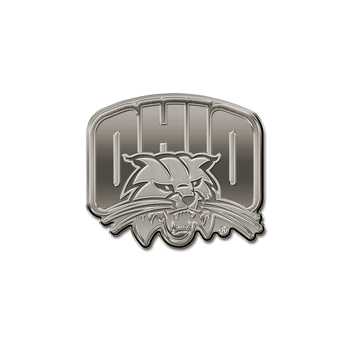 Ohio Bobcats Standard Antique Auto Emblem