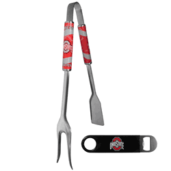 Ohio St. Buckeyes 3 in 1 BBQ Tool and Bottle Opener