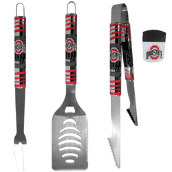 Ohio St. Buckeyes 3 pc BBQ Set and Chip Clip
