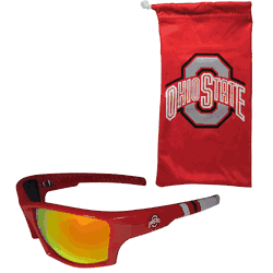Ohio St. Buckeyes Edge Wrap Sunglass and Bag Set