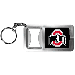 Ohio St. Buckeyes Flashlight Key Chain with Bottle Opener