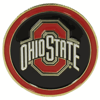 Ohio St. Buckeyes Golf Ball Marker, Logo