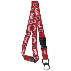 Ohio St. Buckeyes Lanyard, Bottle Opener