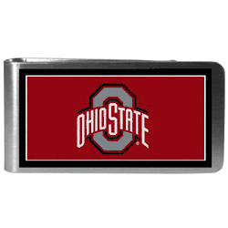 Ohio St. Buckeyes Steel Logo Money Clips