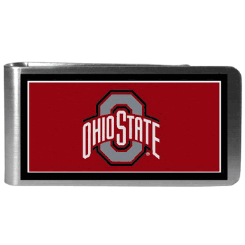 Ohio St. Buckeyes Steel Logo Money Clips