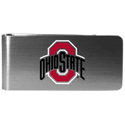 Ohio St. Buckeyes Steel Money Clip, Logo