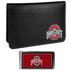 Ohio St. Buckeyes Weekend Bi-fold Wallet & Color Money Clip
