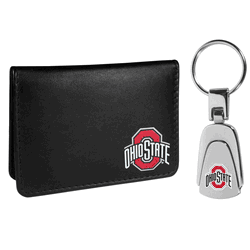 Ohio St. Buckeyes Weekend Bi-fold Wallet & Steel Key Chain