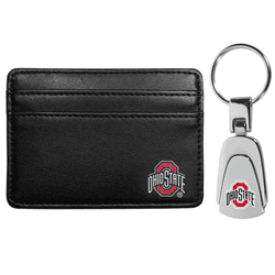 Ohio St. Buckeyes Weekend Wallet & Steel Key Chain