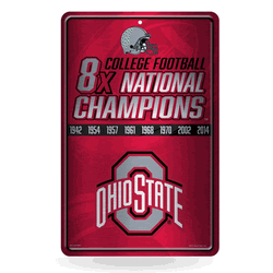 Ohio State Buckeyes  11" x 17" Home Decor Sign