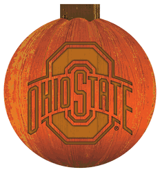 Ohio State Buckeyes 12 in. Halloween Pumpkin Sign