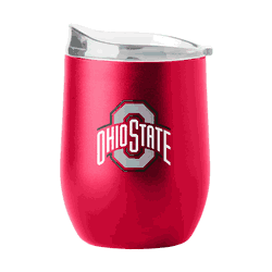 Ohio State Buckeyes 16oz Flipside Powder Coat Curved Beverage