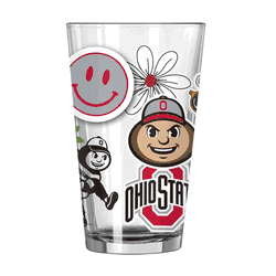 Ohio State Buckeyes 16oz Native Pint Glass