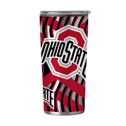 Ohio State Buckeyes 20oz Flex Plastic Wall Stainless