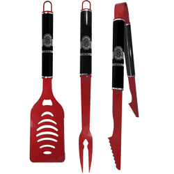 Ohio State Buckeyes 3 pc Color and Black BBQ Set