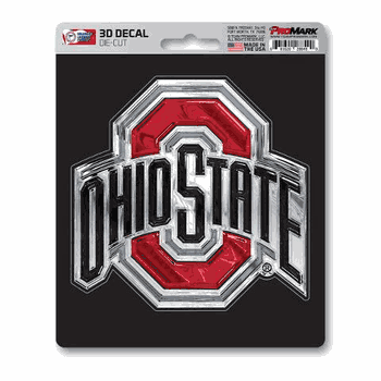 Ohio State Buckeyes 3D Decal Sticker