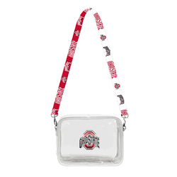 Ohio State Buckeyes 3D Logo Clear Fanny Fan Purse