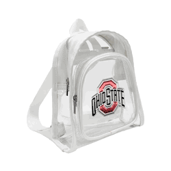Ohio State Buckeyes 3D Logo Clear Mini Backpack