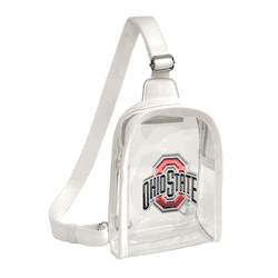Ohio State Buckeyes 3D Logo Clear Mini Sling