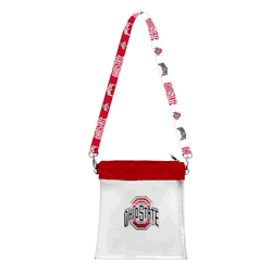 Ohio State Buckeyes 3D Logo Clear Satchelette