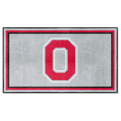 Ohio State Buckeyes 3ft. x 5ft. Plush Area Rug