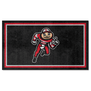 Ohio State Buckeyes 3ft. x 5ft. Plush Area Rug