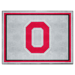 Ohio State Buckeyes 8ft. x 10 ft. Plush Area Rug
