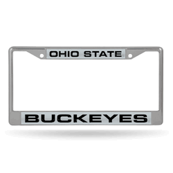 Ohio State Buckeyes Alternate 12" x 6" Laser Cut Chrome Frame