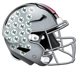 Ohio State Buckeyes Authentic Helmet Cutout 24"