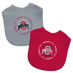 Ohio State Buckeyes Baby Bibs 2-Pack