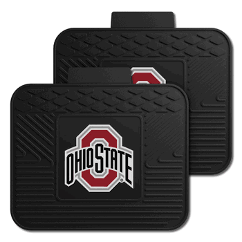 Ohio State Buckeyes Back Seat Car Utility Mats - 2 Piece Set