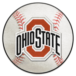 Ohio State Buckeyes Baseball Rug - 27in. Diameter