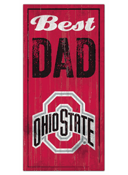 Ohio State Buckeyes Best Dad Sign
