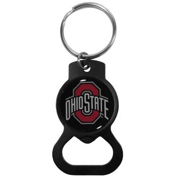 Ohio State Buckeyes Bottle Opener Key Chain, Black