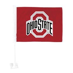 Ohio State Buckeyes Car Flag Large 1pc 11" x 14"