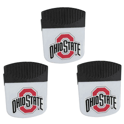 Ohio State Buckeyes Chip Clip Magnets, 3pk