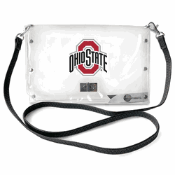 Ohio State Buckeyes Clear Envelope Purse STRAP