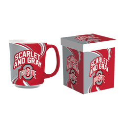 Ohio State Buckeyes Coffee Mug 14oz Ceramic with Matching Box