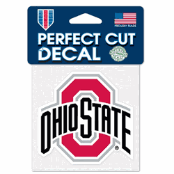 Ohio State Buckeyes Decal 4x4 Perfect Cut Color