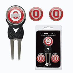 Ohio State Buckeyes Divot Tool and Marker Set