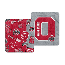 Ohio State Buckeyes Dream Weave Throw 50x60