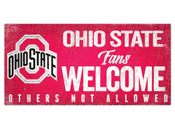 Ohio State Buckeyes Fans Welcome Sign