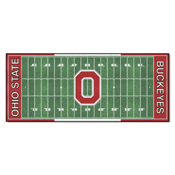 Ohio State Buckeyes Field Runner Mat - 30in. x 72in.