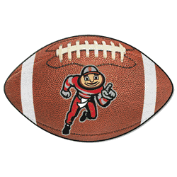 Ohio State Buckeyes Football Rug - 20.5in. x 32.5in.
